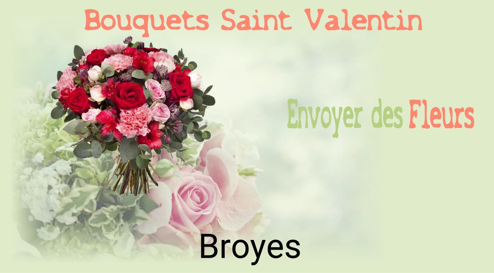 Roses de Saint-Valentin livrées à Broyes